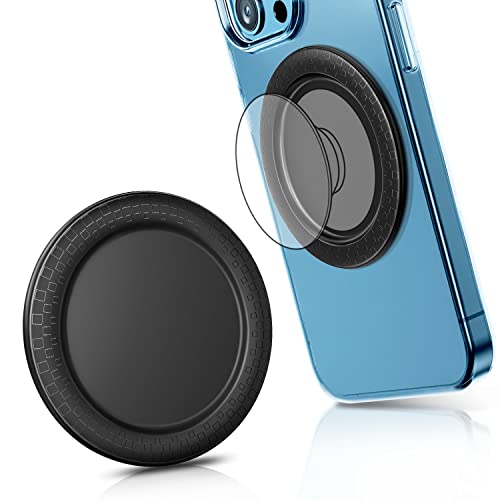 Lendouble Magnetic Disk Base for Magsafe Accessories, Removable Magnet Plate Compatible with iPhone 16/15/14/13/12 Pro Max Mini & Mag Case, Non Adhesive Mag Safe Disc for P-Socket Grip/Ring Holder