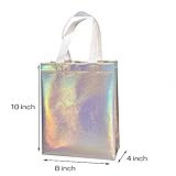 LOOKSGO 12 Pcs Non-woven Reusable Gift Bags With Handles for Party Favor 8W x 4L x10H Size