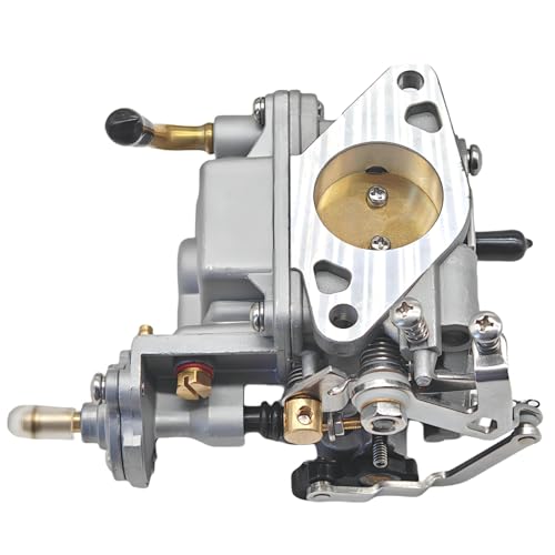 JLM MARINE 8M0109535 Boat Carburetor for Mercury Johnson Evinrude OMC and Tohatsu Nissan 4 Stroke 10 15 20 HP Outboard Models 853720T21 5040597 3BJ-03100-0