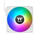 Thermaltake CT120 EX ARGB Reverse PC Cooling Fan White (3-Fan Pack), Magnetic Connection, 5V Motherboard Sync, 16.8 Million Colors 9 Addressable LEDs, 120 mm Case/Radiator Fan, CL-F194-PL12SW-A