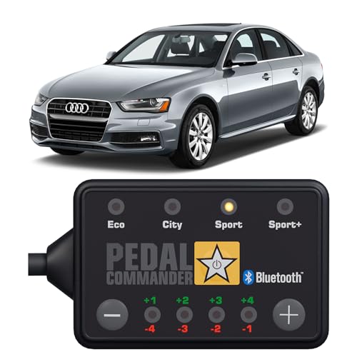 PEDAL COMMANDER for Audi A4 2008-2016 Throttle Response Controller - Fits 4th Gen, 2.0T, Avant Premium Quattro, Cabriolet, Prestige, 3.2 Quattro, 3.2 Cabriolet, Audi A4 Accessories