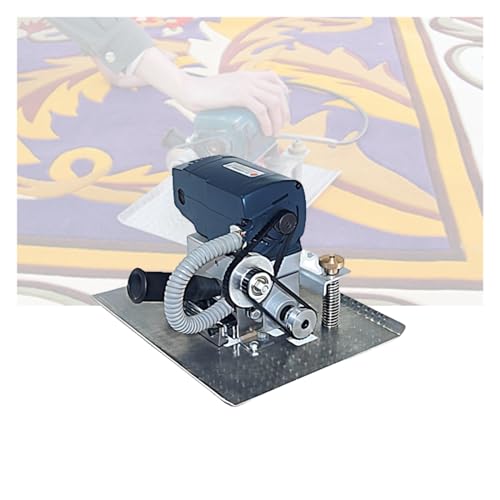 wokmans 500w Portable Flat Shearing Machine for Carpet Rug cp-i，with 3in Roating Blade，A portabg Flat Shearing Machine for Carpet Trimmer tufting ，(110V or 220V)，23cmX28cm(Size:110V-60HZ), JEFF002