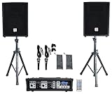 Rockville Dual 10" Android /iphone/ipad/Laptop/TV Youtube Karaoke Machine/System