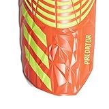 Unisex-Adult Competition Predator Shin Guard Solar Red/Team Solar Green/Team Solar Green Large