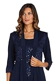 R&M Richards Women's Formal, Navy, 8