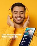 AGPTEK 40GB MP3 Player with Bluetooth and WiFi, 4'' Full Touch Screen MP4 Player with Spotify, Android Online Music Player with Speaker, FM Radio, Model: T05(Black)