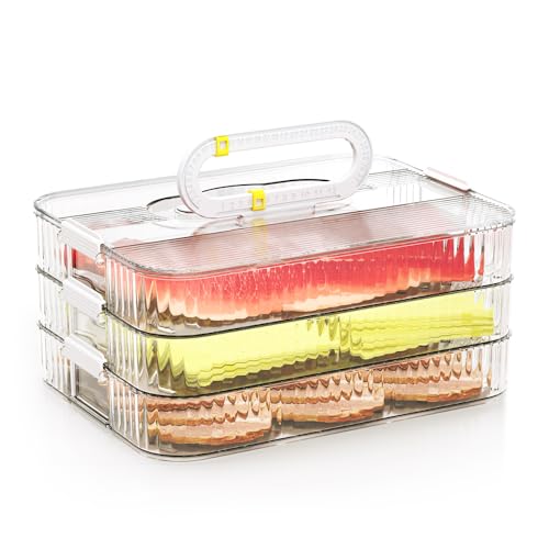 Moryimi Deli Meat Container for Fridge Organizers and Storage, Lunch Meat Container for Refrigerator Organizing, Deli Containers with Lids, Bacon Cheese Container for Refrigerator