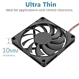 GDSTIME 80mm 12V Fan Dual Ball Bearings 80mm x 80mm x 10mm Brushless Computer Cooling Fan