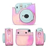 Leebotree Instant Camera Accessories Compatible with Instax Mini 12 11 Instant Film Camera Include Case/Album/Filters/Wall Hang Frames/Film Frames/Stickers(Magic Pink II)