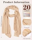 Mepase 20 Pack Chiffon Hijab Head Scarves for Women Soft Hijab Long Scarf Wrap for Muslim Women Lightweight, 20 Colors