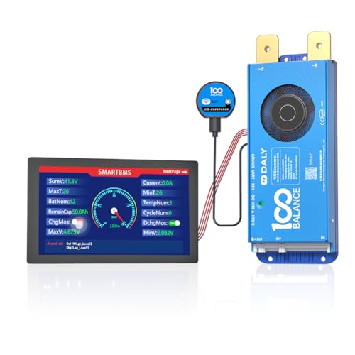100BALANCE 200A 8-24S Smart Active Balance CAN BMS + WiFi Module +4.3inch Touch LCD Display Set