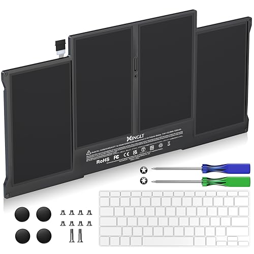 XINGLT Replacement Laptop Battery for MacBook Air 13 inch A1466(Mid 2012, Mid 2013, Early 2014, Early 2015,2017) A1369(Late 2010, Mid 2011 Version) 7200mAh,fits A1496 A1405 A1377 [Upgraded 3.0]