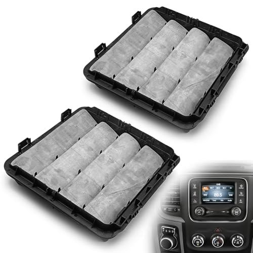 Pleoos 2 Piece Body Side Aperture Exhauster Air Pressure Vents Compatible with Jp Wrangler Grand Cherokee Dodge Ram 1500 2500 3500 4500 Rear Air Pressure Relief Valves Replaces 68323649AB