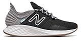 New Balance Women's Fresh Foam Roav V1 Sneaker, Black/Light Aluminum, 9.5 M US