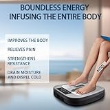 Heleyme Terahertz Iteracare Foot Massage Qi and Blood Unblocked Machine THZ Physiotherapy Feet Massager Unleash Continuous Soothing Power Improve Circulation, Plantar Fasciitis, Pain Relief