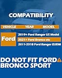 dynofit 6x5.5 Forged 1.5inch Hubcentric Wheel Spacer for 2019-2024 Ford Ranger Xlt Lariat Raptor, 6x139.7 Tire Spacers M12x1.5 Studs 93.1mm Hub Bore for 2021-2024 Ford Bronco(Except Bronco-Sport),4Pcs