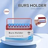 YOHOSO 7Pcs Colorful Endo Box With Cover Design For 24 Holes Bur Holder Tips Block Organizers Sterilizer Case