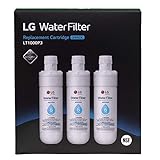 LG LT1000P3 6-Month / 200 Gallon Refrigerator Replacement Water Filter, 3 Count (Pack of 1), White