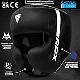 RDX Boxing Headgear, MMA Training, Adjustable Padded Kara,Muay Thai Headgear, Kickboxing, Sparring, Martial Arts, Karate, Taekwondo Helmet