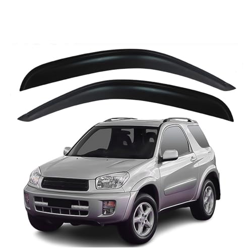 Window Visors Rain Guards Fits for Toyota RAV4 Three-Door Version MK2-XA20 2001-2004 Accessories Guards for Car Windows Side Window Deflectors