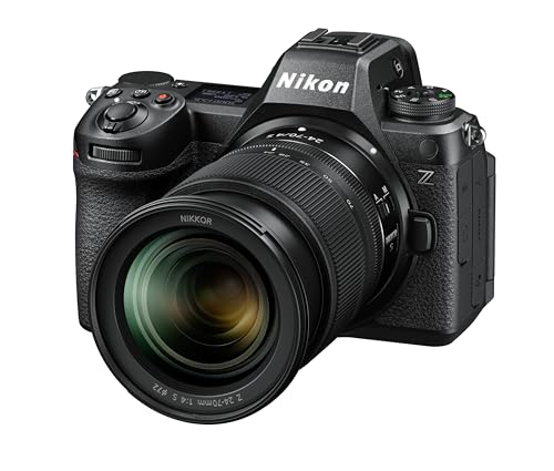 Nikon Z6 III with 24-70mm f/4 Lens | Full-Frame mirrorless Stills/Video Camera with 6K/60p Internal RAW Recording | Nikon USA Model