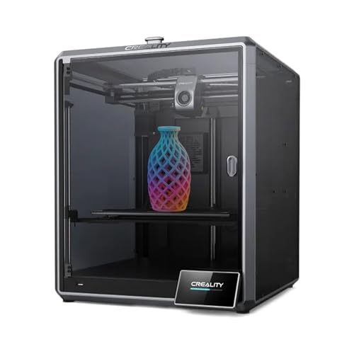 Creality K1 Max 3D Printer, 600mm/s Ultra-Fast Printing with AI-Powered Real-Time Monitoring, Smart Auto-Leveling & XY Axis Precision, Dual-Gear Direct Extruder, 11.81x11.81x11.81 in Build Volume