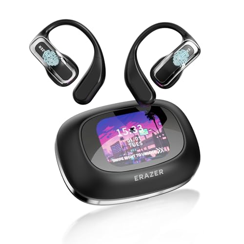 ERAZER XP3 AI Language Translation Earbuds,Translation Earbuds Real Time,Bluetooth Headphone with OWS Touchscreen for 135 Languages & Accents,HD Sound Quality Translator with APP for iOS & Android