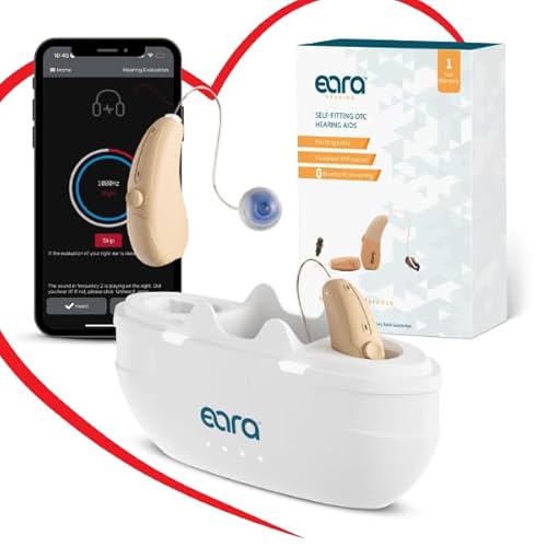 Explore Li+ Rechargeable OTC Hearing Aids – Self-Fitting, Bluetooth 5.0 Hearing Aids with Phone Call & Music Function | Comfortable & Discreet Receiver-in-Canal Design - FDA-Registered for Seniors and Adults