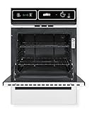 Summit Appliance WTM7212KW 24" Wide Gas Wall Oven with Electronic Ignition, Digital Clock/Timer, Interior Light, Lower Broiler Compartment