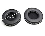 70 MM Replacement Ear Pads for ATH,Sennheiser,Sony,Logitech Headphones (Diameter 70mm)