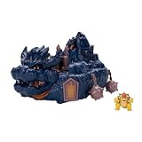 The Super Mario Bowser Island Castle Playset with 2.5” Bowser Action Figure & Interactive Pieces