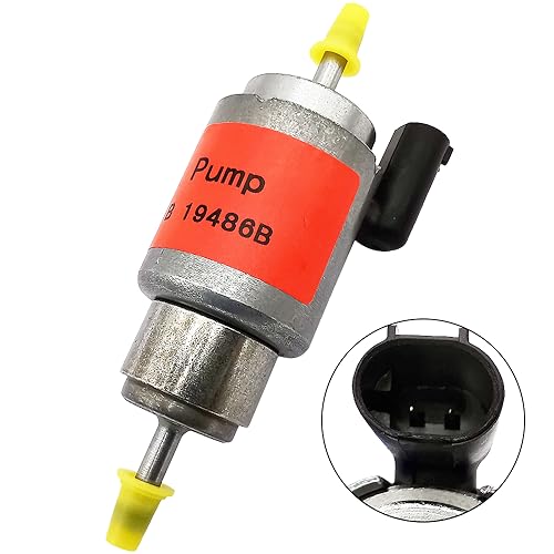 Automotive-leader 82553B 19486B Fuel Pump & Wire Harness Plug For Webasto Heater 12V-Same FlowRate，for Webasto Air Top， Webasto Thermo， Webasto HL18 HL24 HL32