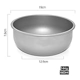 IGRIXLSD Pure Titanium Bowl 1600ML Outdoor Camping Portable Single Layer Salad Bowl Household Tableware