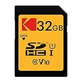 KODAK 32GB Class 10 UHS-I U1 SDHC Memory Card (10-Pack) Bundle with All-in-One High-Speed USB 2.0 Card Reader (11 Items)