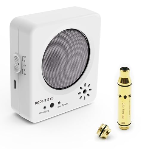 BOOLIT EYE 2nd Generation 223rem Dry Fire Training System, Laser Cartridge and Personal Electronic Target kit Safely Practice Steel Plate Sound and Flash Feedback