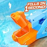 Super Water Guns for Kids Adults - 2 Pack Super Water Blaster Soaker Squirt Guns 1200cc with Excellent Range - Ideas Gift Toys for Summer Outdoor Swimming Pool Beach Sand Water Fighting Play