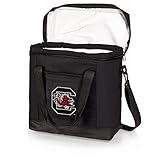 PICNIC TIME NCAA South Carolina Gamecocks Montero Tote Cooler Bag, Soft Cooler Bag, Picnic Tote, (Black)