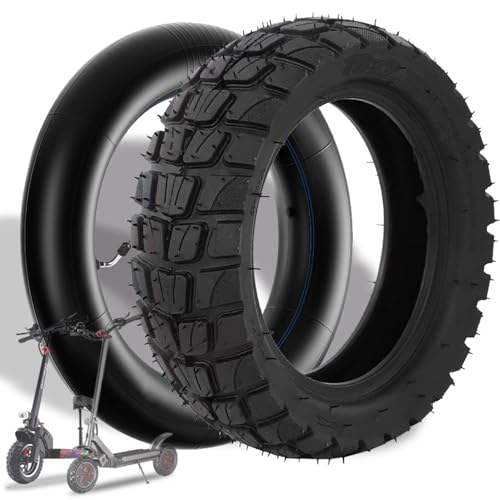 Felixstory 10 Inch 10x2.75-6.5 Off-road Rubber Outer Tire with Inner Tube Suitable for Speedway 5 Dualtron 3 Hover-1 Alpha Hiboy Titan PRO Electric Scooter Explosion-Proof Super-Grip