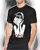 Junji Ito Shirts Men's Women's Shirts Soft Round Neck Short-Sleeve T Shirts Black L