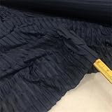 Elastic Knitted Fabric Cotton Navy Blue Stripes Knitwear Dress Fabrics for by The Yard Designer for DIY Sew Cloth S 1.5 Meters