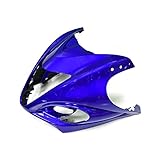 XLYPARTS Injection Body Kit Fairings For Suzuki Hayabusa GSXR1300 2008 2009 2010 2011 2012 2013 2014 2015 2016-2020 Fairing Kit ABS Plastics Motorcycle Bodywork Bodyframe(Blue)