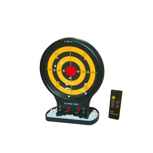Air Gun Electronic Target for Shooting, Reusable BB & Pellet Guns with Trap Net Catcher Training Targets