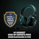 Razer BlackShark V2 Pro Wireless Gaming Headset 2023 Edition: Detachable Mic - Pro-Tuned FPS Profiles - 50mm Drivers - Noise-Isolating Earcups w/Ultra-Soft Memory Foam - 70 Hr Battery Life - White