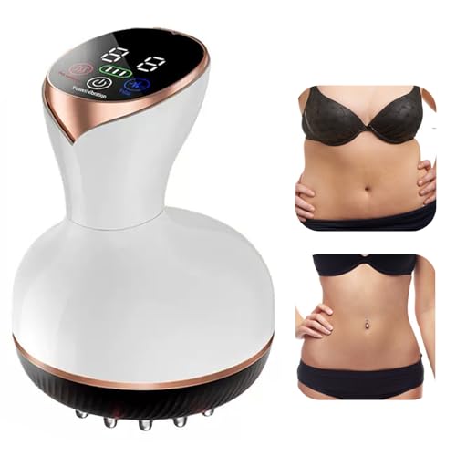 Lymphatic Drainage Massager & Cellulite Massage Tool, for Legs, Arms & Belly, Body Sculpting Machine Helps Reduce Stretch Marks and Fat Mass in The Abdomen, Microcurrent, Photothermal, and Vibration