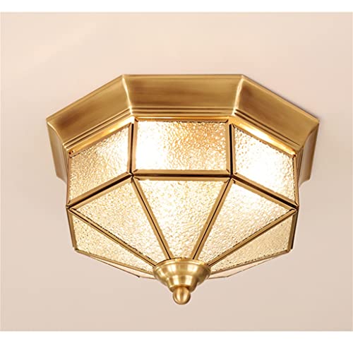 FGDIUCV Hanging Lamp, Copper Ceiling Light Compatible with Salon Bedroom Study Chandelier Compatible with Hallway Aisle Home Decoration Indoor Lighting E27,Chandeliers led