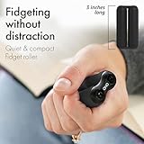 ONO Roller - Handheld Fidget Toy for Adults | Help Relieve Stress, Anxiety, Tension | Promotes Focus, Clarity | Compact, Portable Design (Junior Size/ABS Plastic, Black)