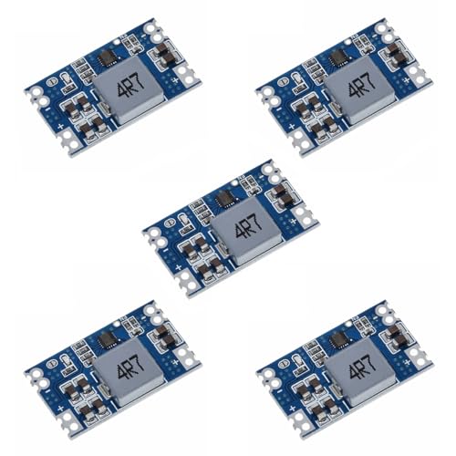 5 Pieces 5V 3A Regulator Module Mini Voltage Reducer DC to DC 12V 24V 5-20V to 5V Buck Converter Step-Down Power Supply Transformer Module