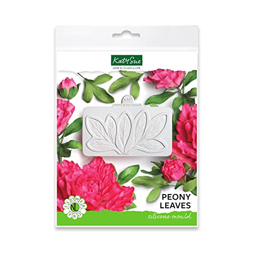 Flower Pro Peony Leaves Silicone Mold For Cake Decorating & Craft. For Fondant, Sugar Paste & Air Dry Clay from Katy Sue Designs Fondant Molds, Silicone Molds, & Air Dry Clay Molds