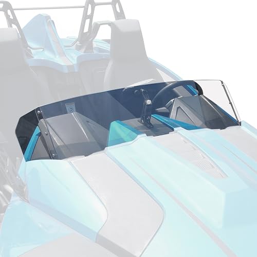 SAUTVS Front Windshield for Polaris Slingshot, Scratch Resistant Hard-coated Polycarbonate Wind Deflector Front Panel for Polaris Slingshot S R SL SLR LE GT 2015-2025 Accessories, Replace #2882154