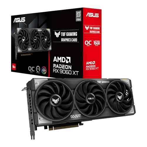 ASUS TUF Gaming Radeon™ RX 9060 XT 16GB GDDR6 OC Edition